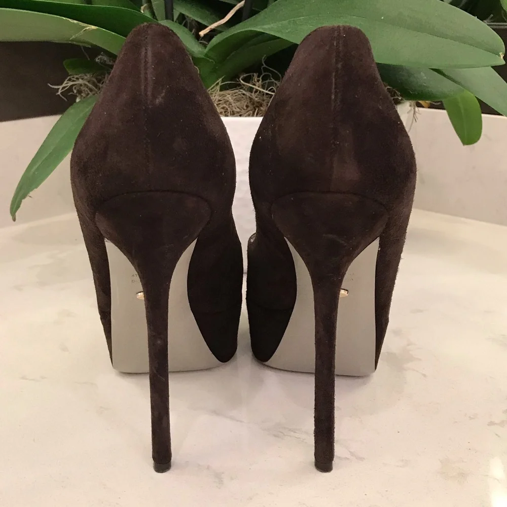 SERGIO ROSSI PERP TOE PUMP - Picture 3 of 7